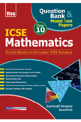 Viva ICSE Question Bank for Mathematics Class X